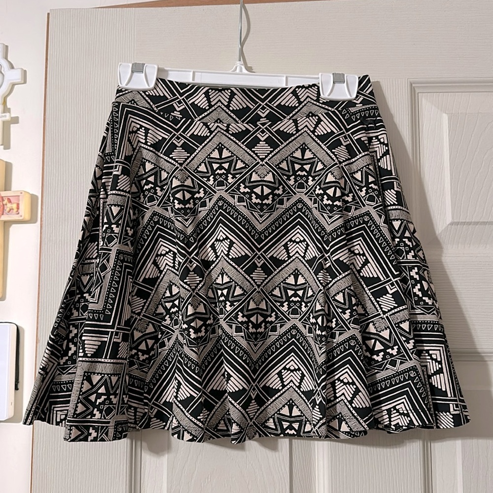 Pink Patterned skirt